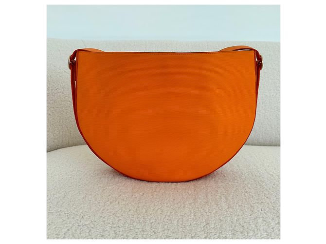 Borsa a mezzaluna di Victoria Beckham Arancione - vista 8