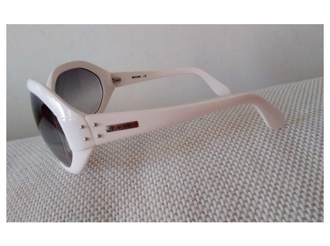 Gafas Moschino Oversize de Acetato Crema Crudo - vista 3
