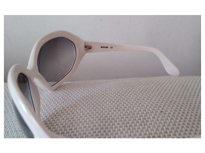 Gafas Moschino Oversize de Acetato Crema Crudo - vista 4