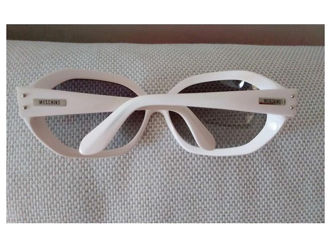 Gafas Moschino Oversize de Acetato Crema Crudo - vista 7