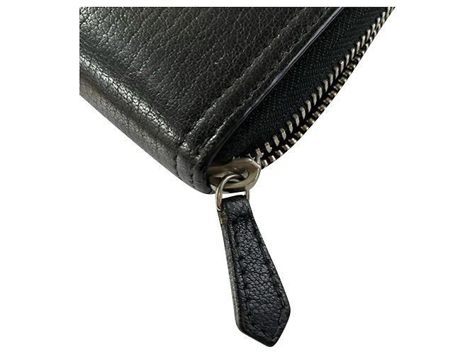 Portafoglio con zip Pandora di Givenchy in pelle nera - Ansicht 6