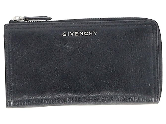 Portafoglio con zip Pandora di Givenchy in pelle nera - Ansicht 9