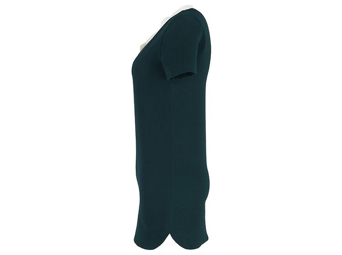 Sandro Paris Raquel Dress in Green Polyester - view 2