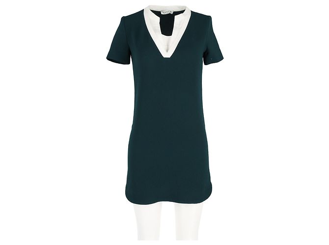 Sandro Paris Raquel Dress in Green Polyester - view 4