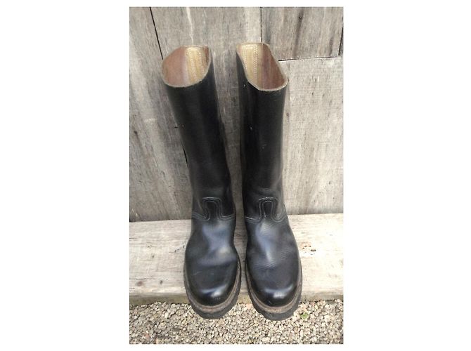 Paraboot Firefighter Boots Black Leather - view 3