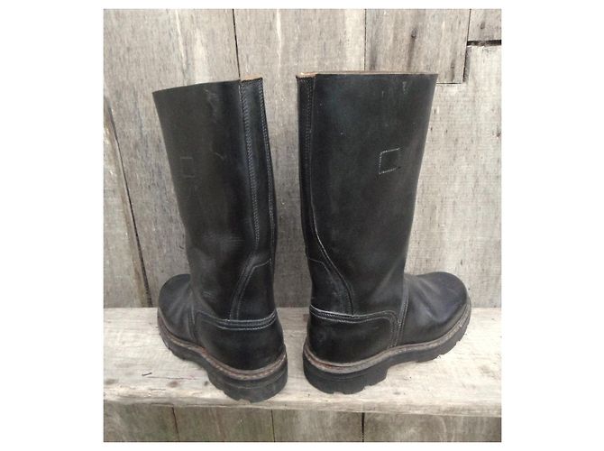 Paraboot Firefighter Boots Black Leather - view 4