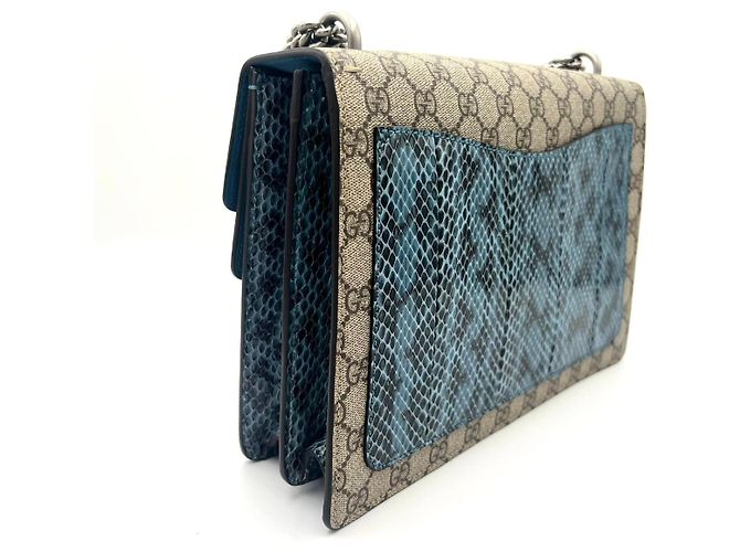 Borsa Gucci Dionysus in cristallo e pelle di serpente Marrone - vista 4