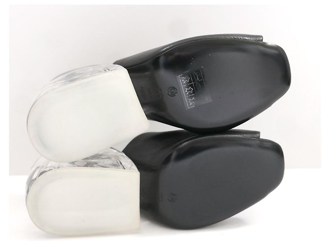 3.1 Phillip Lim Mules con tacco in plexiglass di Phillip Lim Nero - view 6