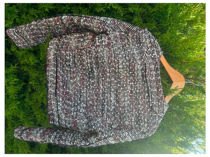 Karl Lagerfeld Jacke Dunkelrot Viskose Bordeaux - Ansicht 3