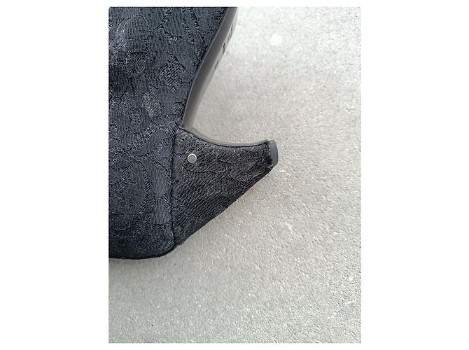Botines de encaje negro Laurence Dacade - vista 13