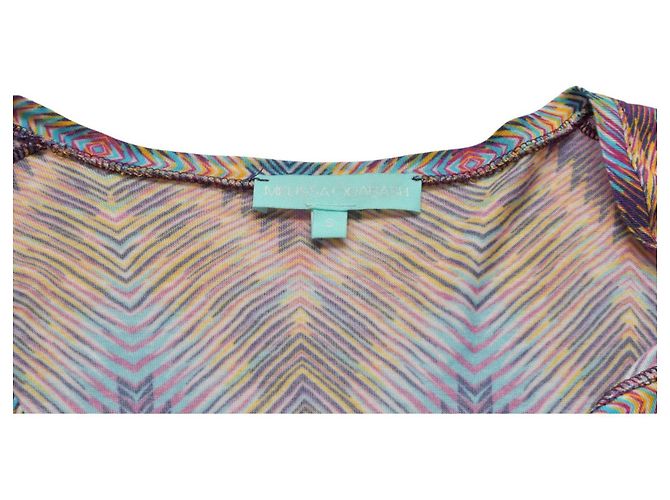 Blusa Tunica Melissa Odabash in Modal Geometrico Multicolore - vista 4