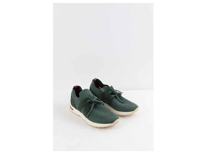 Loro Piana Sneakers aus Leder - Ansicht 3