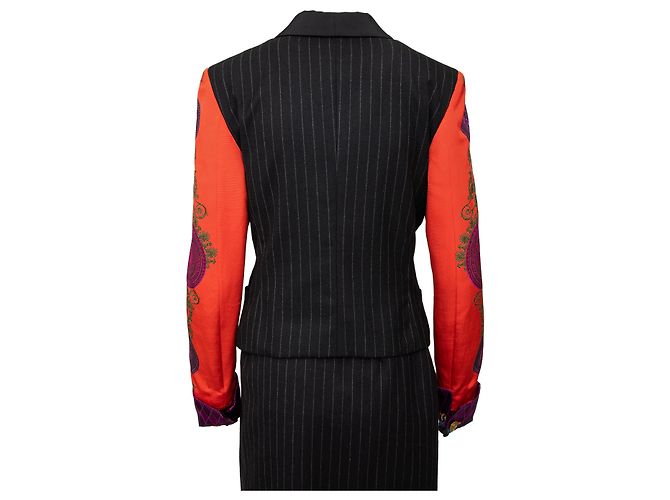 Completo gonna e giacca vintage di Gianni Versace Multicolore - vista 4