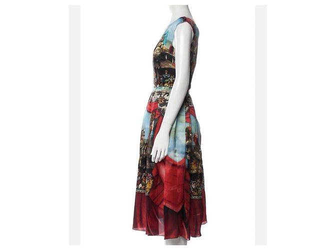 Abito in seta Dolce & Gabbana multicolore - vista 2