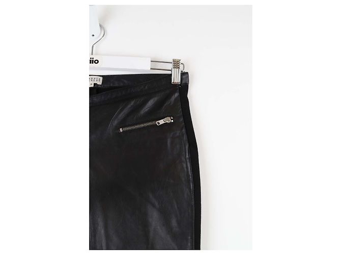 Claudie Pierlot Calças justas de couro - vista 2