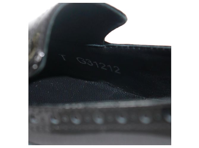 CHANEL - Schwarze Lackleder Slipper (Größe 39) - Ansicht 6