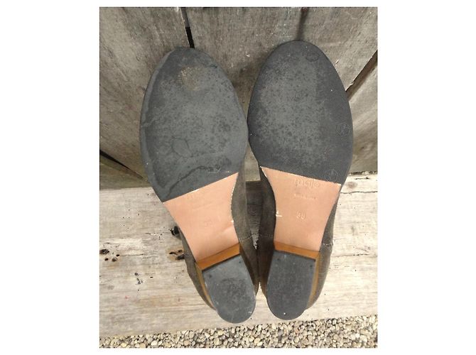 Stivaletti Maje in scamosciato kaki Cachi - vista 6