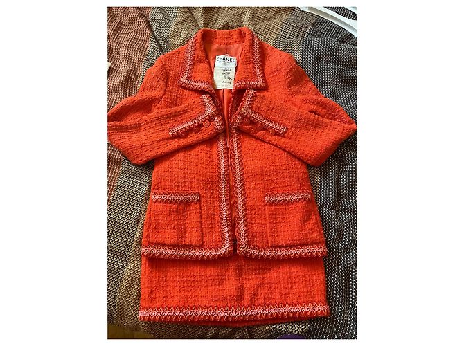 Cambon Set vintage Chanel del 1994 arancione - vista 11