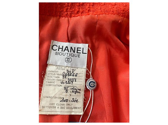 Cambon Set vintage Chanel del 1994 arancione - vista 4