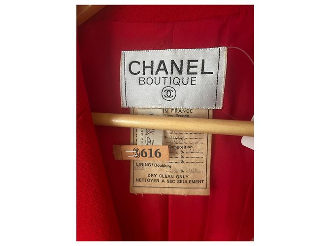 Cambon Chanel Colección de pasarela de 1993 Roja - vista 4