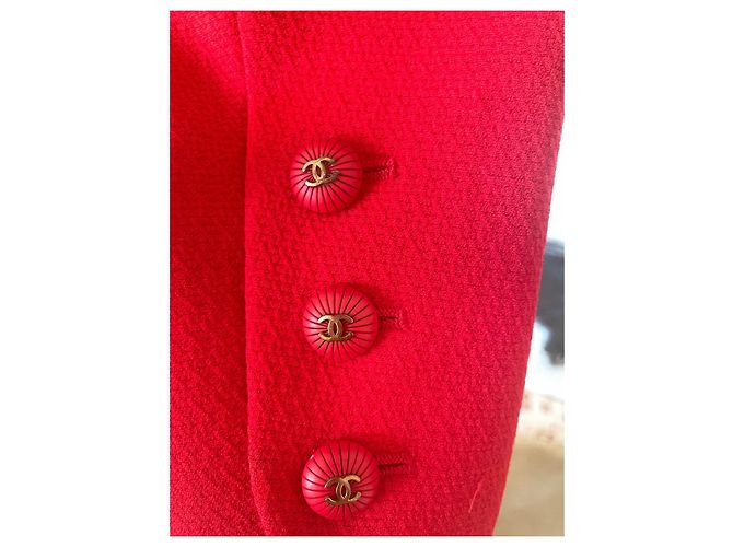Cambon Chanel Colección de pasarela de 1993 Roja - vista 5