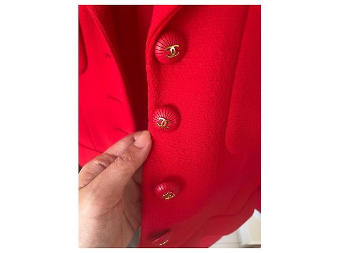 Cambon Chanel Colección de pasarela de 1993 Roja - vista 7