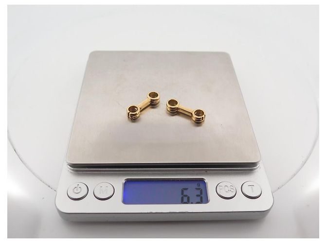 BOUTONS DE MANCHETTES BOUCHERON EN OR 18K 15GR 19 BATONNETS FAISCEAUX CUFFLINKS - vue 15