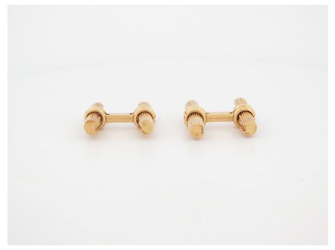 BOUTONS DE MANCHETTES BOUCHERON EN OR 18K 15GR 19 BATONNETS FAISCEAUX CUFFLINKS - vue 19