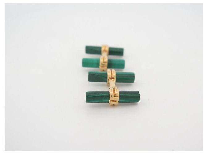 BOUTONS DE MANCHETTES BOUCHERON EN OR 18K 15GR 19 BATONNETS FAISCEAUX CUFFLINKS - vue 2