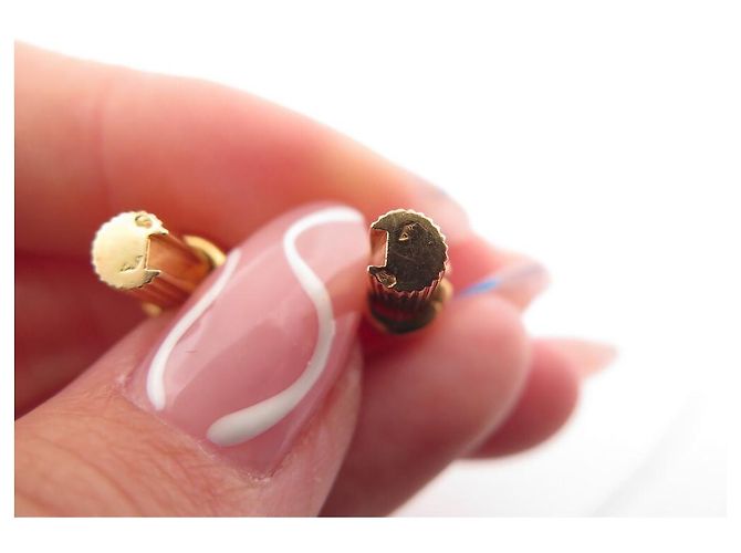 BOUTONS DE MANCHETTES BOUCHERON EN OR 18K 15GR 19 BATONNETS FAISCEAUX CUFFLINKS - vue 24