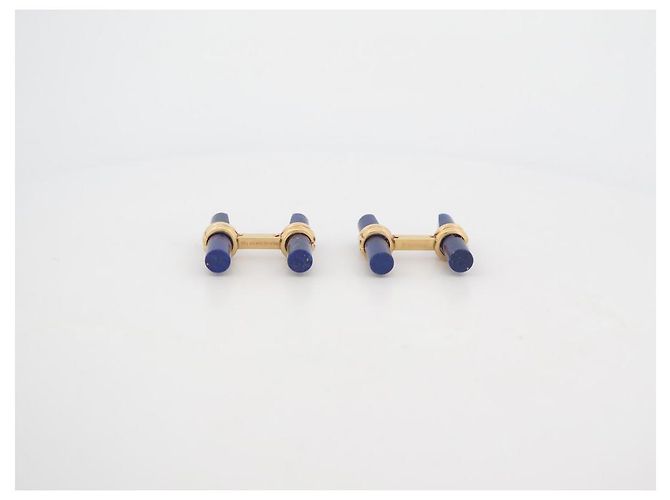 BOUTONS DE MANCHETTES BOUCHERON EN OR 18K 15GR 19 BATONNETS FAISCEAUX CUFFLINKS - vue 27
