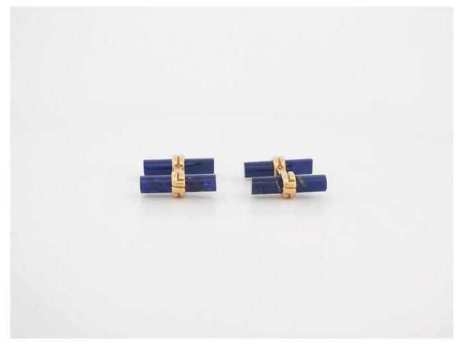 BOUTONS DE MANCHETTES BOUCHERON EN OR 18K 15GR 19 BATONNETS FAISCEAUX CUFFLINKS - vue 28