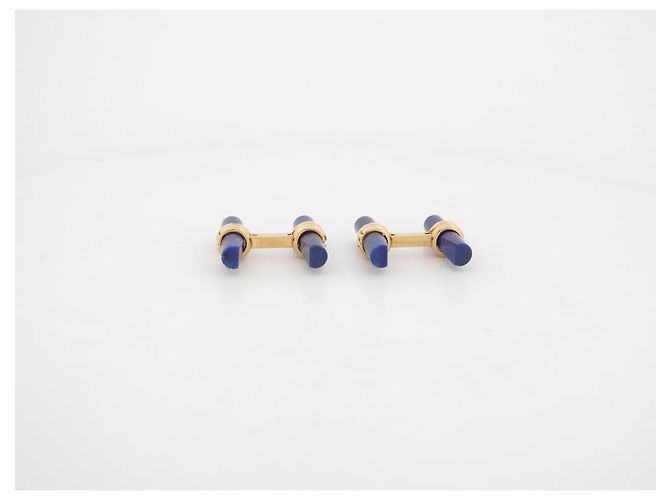 BOUTONS DE MANCHETTES BOUCHERON EN OR 18K 15GR 19 BATONNETS FAISCEAUX CUFFLINKS - vue 29