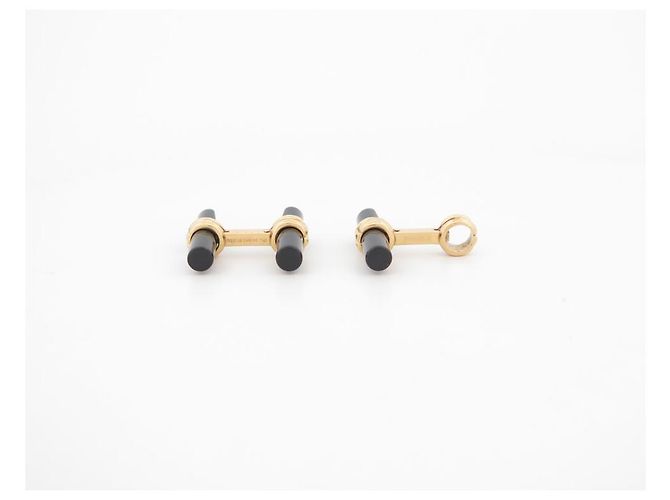 BOUTONS DE MANCHETTES BOUCHERON EN OR 18K 15GR 19 BATONNETS FAISCEAUX CUFFLINKS - vue 34