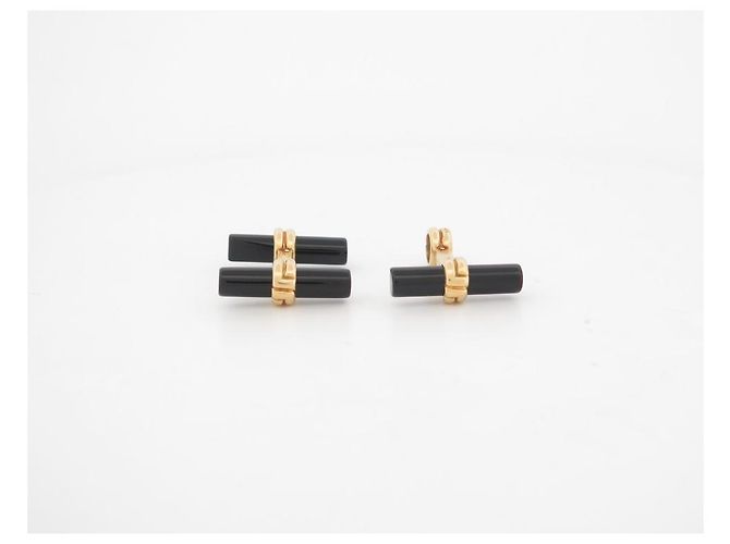 BOUTONS DE MANCHETTES BOUCHERON EN OR 18K 15GR 19 BATONNETS FAISCEAUX CUFFLINKS - vue 36