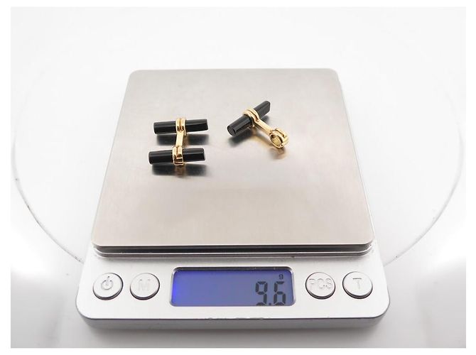 BOUTONS DE MANCHETTES BOUCHERON EN OR 18K 15GR 19 BATONNETS FAISCEAUX CUFFLINKS - vue 38