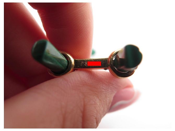 BOUTONS DE MANCHETTES BOUCHERON EN OR 18K 15GR 19 BATONNETS FAISCEAUX CUFFLINKS - vue 4