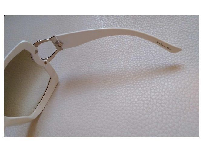 Dior Stronger 1 Oversize Sonnenbrille Creme Acetat Roh - Ansicht 12