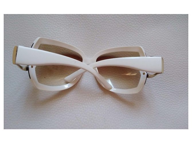 Dior Stronger 1 Oversize Sonnenbrille Creme Acetat Roh - Ansicht 3