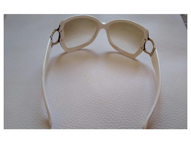Dior Stronger 1 Oversize Sonnenbrille Creme Acetat Roh - Ansicht 4
