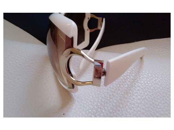 Dior Stronger 1 Oversize Sonnenbrille Creme Acetat Roh - Ansicht 5
