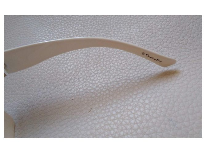 Dior Stronger 1 Oversize Sonnenbrille Creme Acetat Roh - Ansicht 7