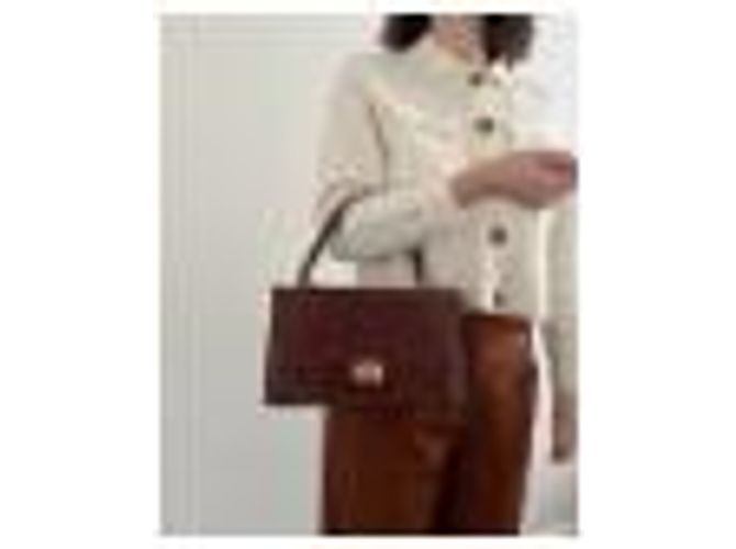 Ring ✨ Borsa Hermès Palermo, rara borsa in stile anni '60 Marrone scuro - vista 4