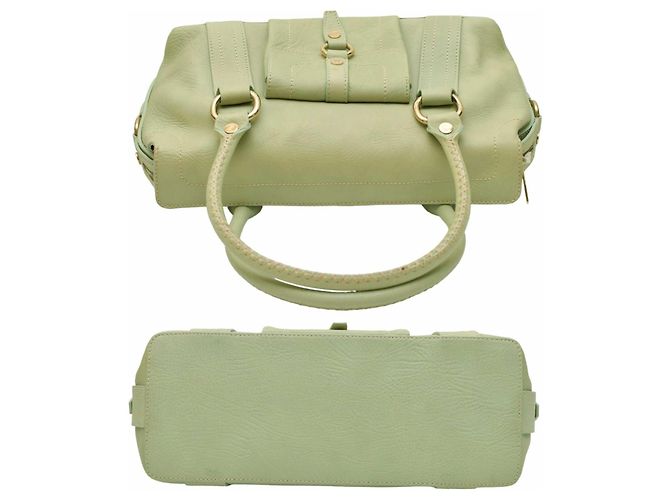 Autre Marque Borsa Celine in pelle verde menta Verde chiaro - vista 3
