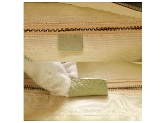 Autre Marque Borsa Celine in pelle verde menta Verde chiaro - vista 6