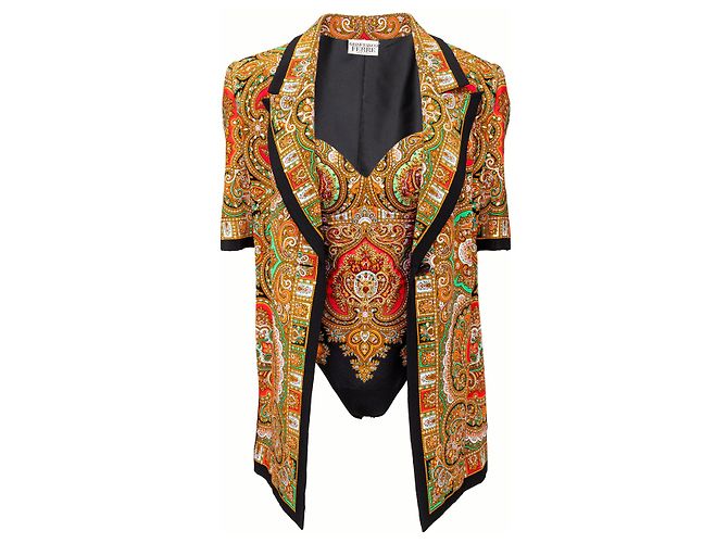 Gianfranco Ferré Chaqueta con estampado de cachemira Multicolor - vista 3