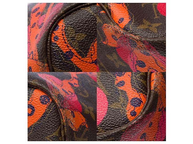 LOUIS VUITTON Neverfull Bag in Brown Canvas - 101874 - view 12