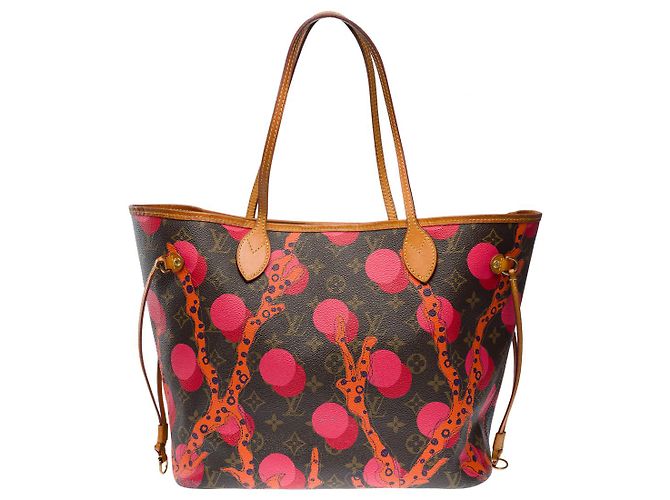 LOUIS VUITTON Neverfull Bag in Brown Canvas - 101874 - view 2