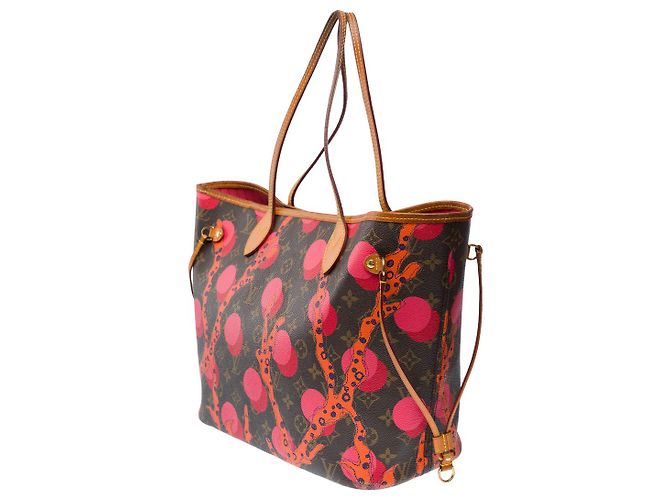 LOUIS VUITTON Neverfull Bag in Brown Canvas - 101874 - view 5