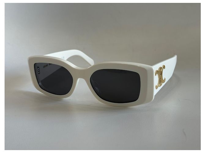 Occhiali da sole Céline CL40282U 25A Crema Plastica Crudo - vista 2